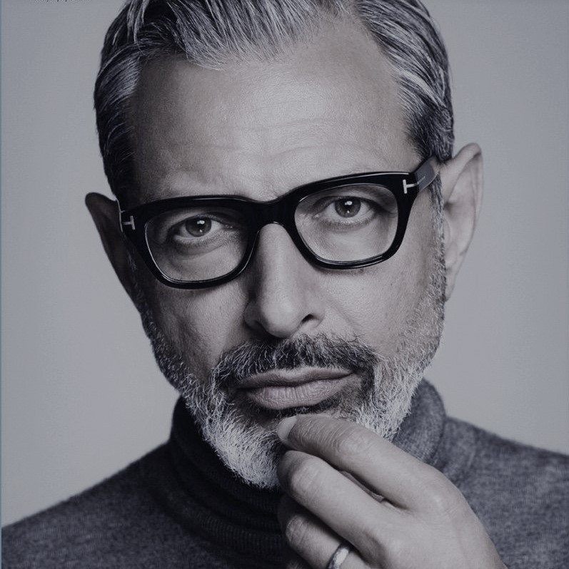 Jeff Goldblum Black Starke Eyeglass