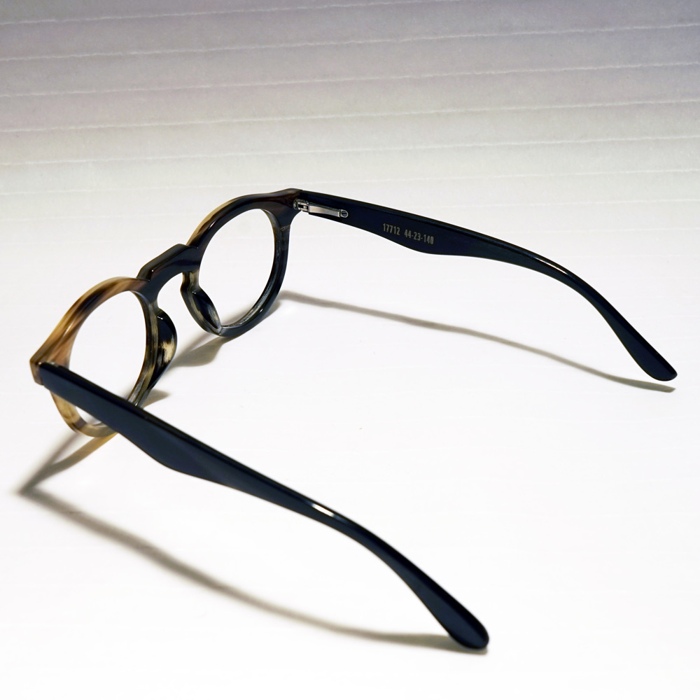 Luna Other 13074 Eyeglasses $198.00. Round | Unisex | Buffalo Horn